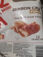 Jambon cru fumé