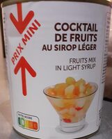 Cocktail de fruits au sirop léger