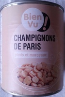 Champignons de Paris pieds et morceaux