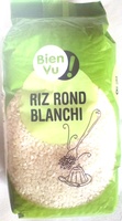 Riz rond blanchi