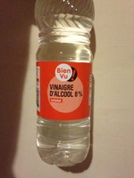 Vinaigre d'alcool 8%