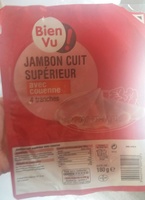 Jambon cuit supérieur avec couenne