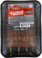 Brochettes de boeuf haché à la mexicaine x 4