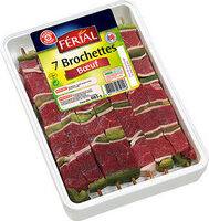 Brochettes de boeuf x 7
