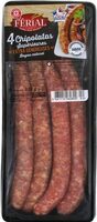 Chipolatas dégustation 'longues' x 4