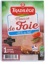 Mousse de foie -25% de sel en moins