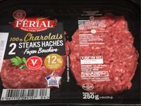 Steaks hachés 100% Charolais façon bouchère