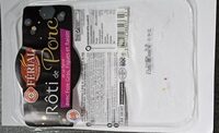 Rôti de porc et sa farce avec foie gras figues et raisin
