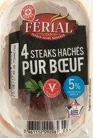 4 steack hachés pur boeuf