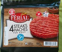 4 Steaks Hachés 5% de matière grasse