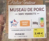 Museau de porc sauce vinaigrette
