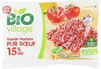 Viande hachée bio 15% Mat. Gr.