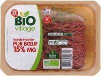 Viande hachée bio 15% Mat. Gr.