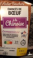 Viande de bœuf mariné à la chinoise