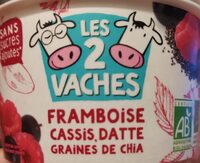 Fromage blanc framboise cassis datte