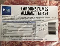 Lardons fumés allumettes 4x4