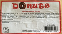 Donuts décor chocolat au lait