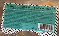Mini donuts fourré caramel