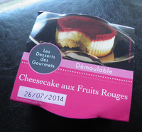 Cheesecake aux fruits rouges "Les Desserts des Gourmets"