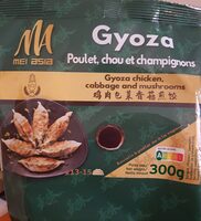 Gyoza poulet chou et champignons
