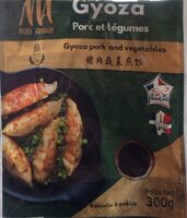 Gyoza porc et légumes