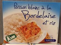 Colin d'alaska A la Bordelaise et Riz aux Légumes