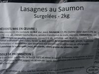 Lasagnes au saumon