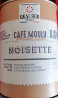 Café moulu aromatisé saveur noisette
