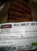 Pain complet 400g