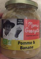 Puree de fruits pomme banane