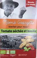 Biscuits à la tomate séchée et basilic