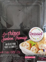 Crêpes jambon fromage DANIEL DESSAINT, 4 unités