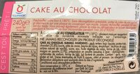 Cake au chocolat