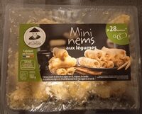 Mini nems aux légumes