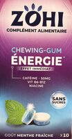 Chewing-gum Énergie goût menthe fraîche