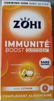 Chewing-gum Immunité Boost Quotidien goût Citron