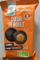 Coeur de boule brownie coeur cacahuete