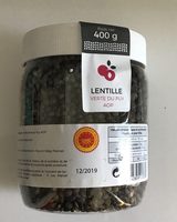 Lentille Verte du Puy AOP