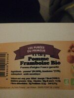 Pomme framboise bio