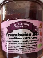 Confiture framboise bio