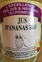 Jus d'ananas bio