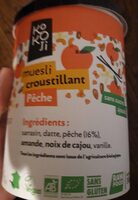 Muesli croustillant pêche