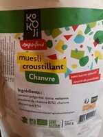 Muesli  croustillant chanvre