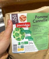 Porridge pomme cannelle