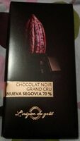 Chocolat noir grand cru Nueva Segovia 70%