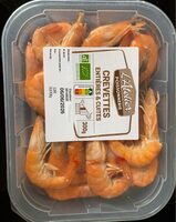 Crevettes entieres et cuites