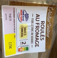 Deux roulés au fromage
