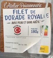 Filet de dorade royale