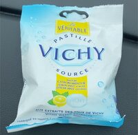 Pastille Vichy parfum citron-menthe
