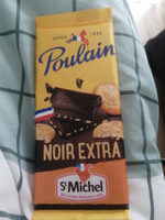 Chocolat noir extra-fin aux eclats de sables St Michel